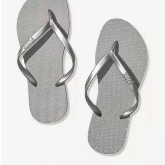 🔥Victorias Secret Pink Logo Flip Flops Sandals - Picture 1 of 4